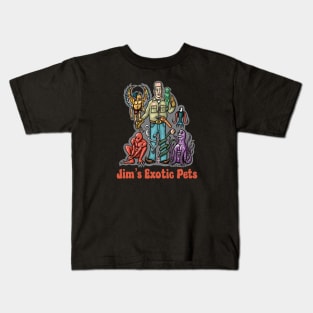 Jim’s Exotic Pets Kids T-Shirt